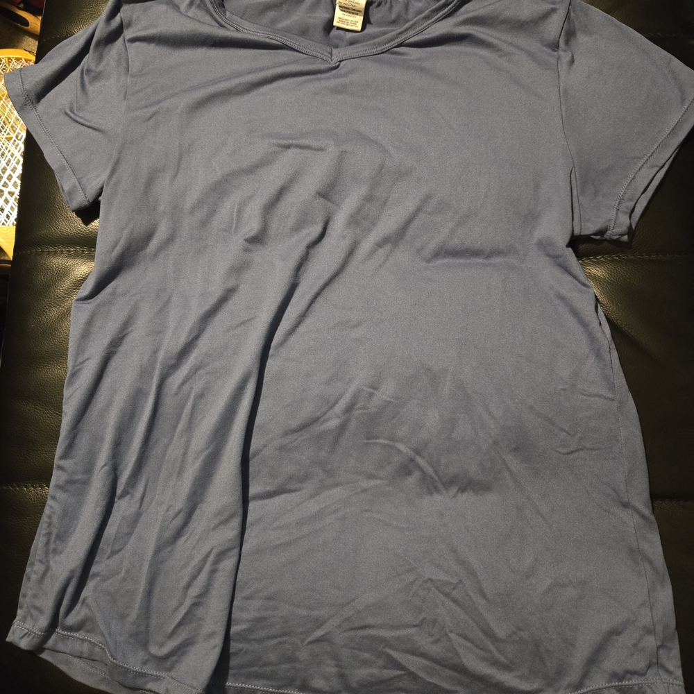 Classic Blue Women's Top V Cut